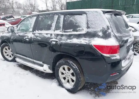 2012 Toyota Highlander z USA, uszkodzony, nr VIN 5TDZA3EH0CS030606